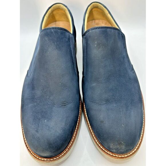 Samuel Hubbard Men's 9 "Rafael" Hybrid Slip-On Munich Navy Traveler  Vibram Sole - Picture 7 of 14